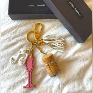 Dolce Gabbana keychain bag charm